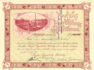 Kangas Pappersbruks Aktiebolag 1902