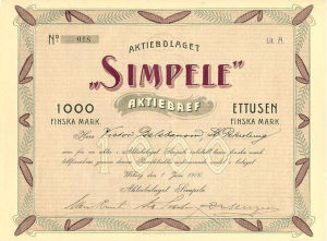 Aktiebolaget Simpele 1906