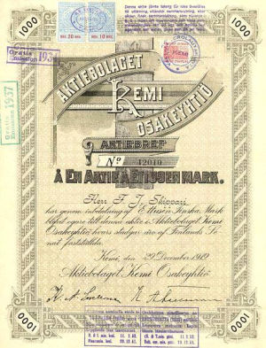 Aktiebolaget Kemi Osakeyhtiö 1919