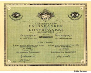 Liittopankki Osakeyhtiö 1924
