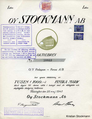 Oy Stockmann Ab 1943
