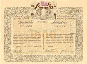 Palovakuutus - Osakeyhtiö Wellamo 1913