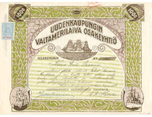 Uudenkaupungin Valtamerilaiva Osakeyhtiö 1918